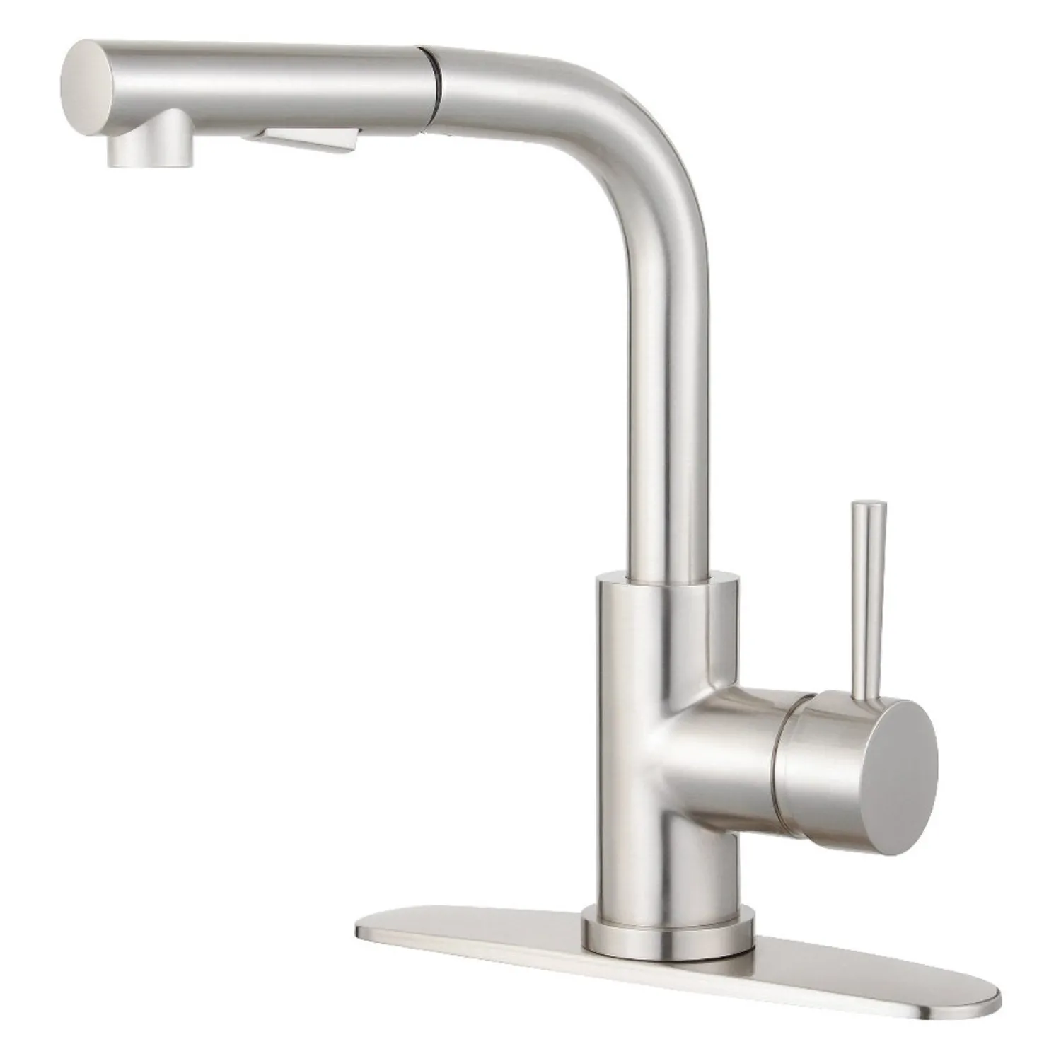 Outlet Gourmetier Concord Single-Handle Kitchen Faucet with Pull-Out Sprayer Single Hole