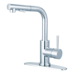 Outlet Gourmetier Concord Single-Handle Kitchen Faucet with Pull-Out Sprayer Single Hole