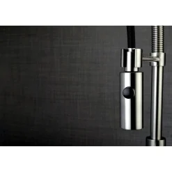 Gourmetier Continental Single-Hole Single-Handle Pre-Rinse Kitchen Faucet Single Hole|Commercial Style Faucets