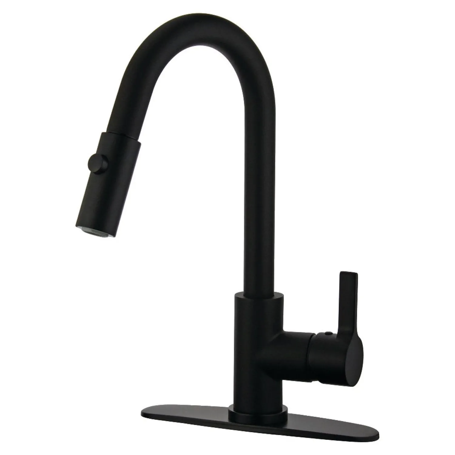 Best Gourmetier Continental Single-Handle Single-Hole Pull-Down Kitchen Faucet Single Hole