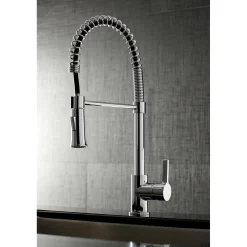 Online Gourmetier Continental Single-Handle Pull-Down Kitchen Faucet Single Hole