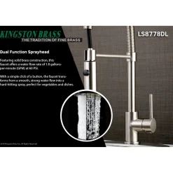 Gourmetier Concord Pre-Rinse Kitchen Faucet Single Hole