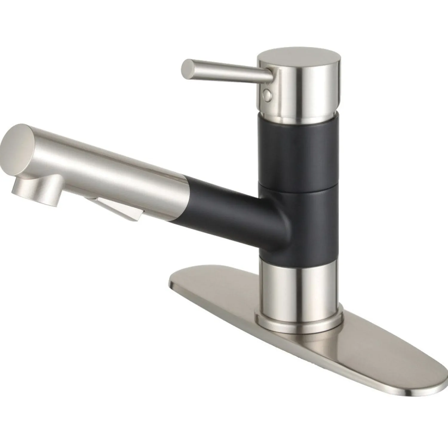 Best Gourmetier Concord Single-Handle Pull-Out Kitchen Faucet Single Hole