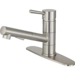 Best Gourmetier Concord Single-Handle Pull-Out Kitchen Faucet Single Hole