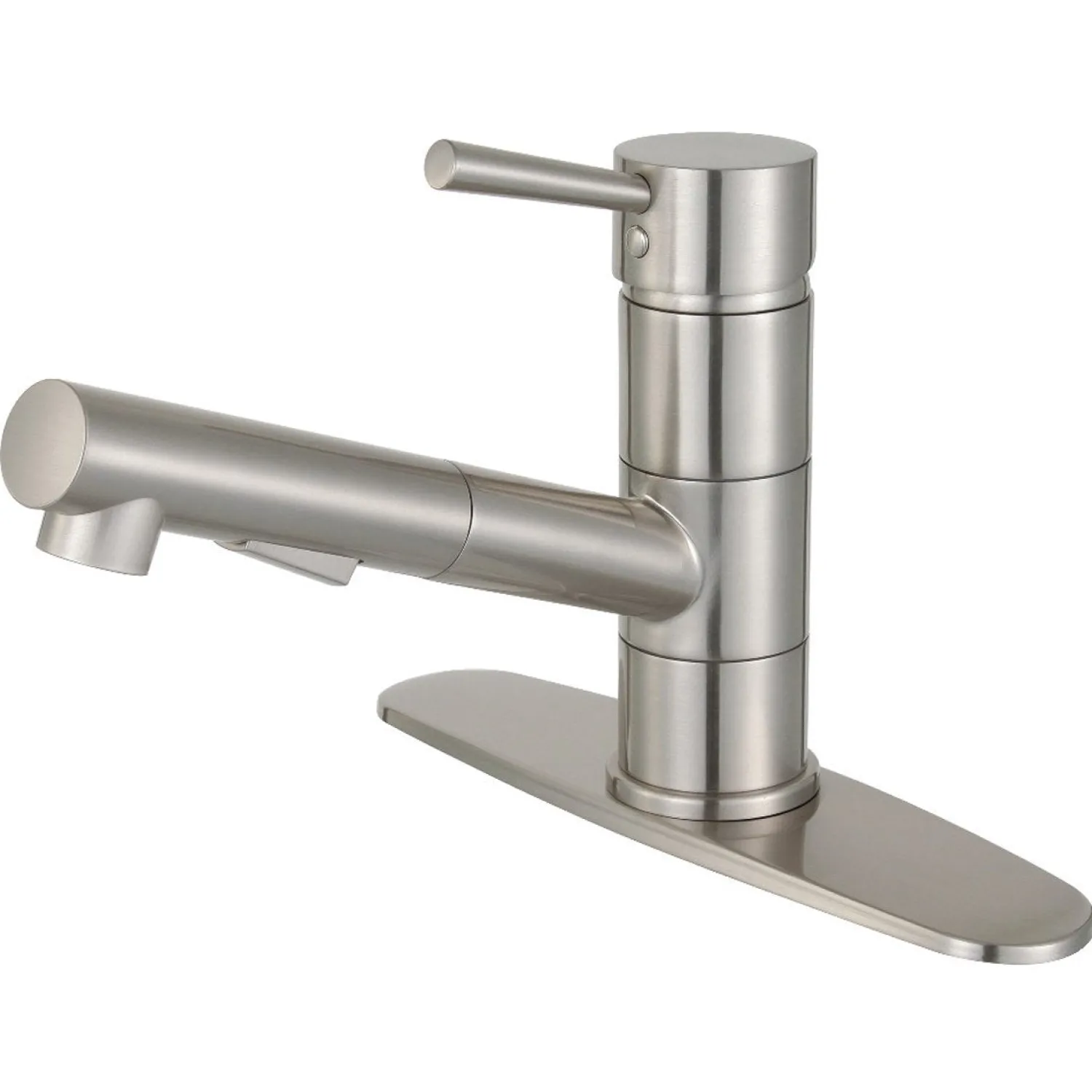 Best Gourmetier Concord Single-Handle Pull-Out Kitchen Faucet Single Hole