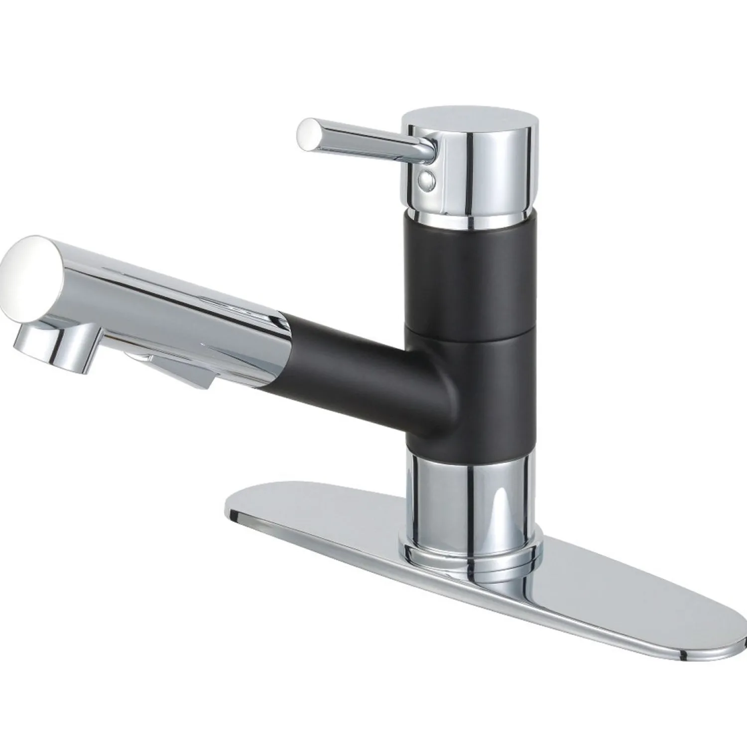Best Gourmetier Concord Single-Handle Pull-Out Kitchen Faucet Single Hole