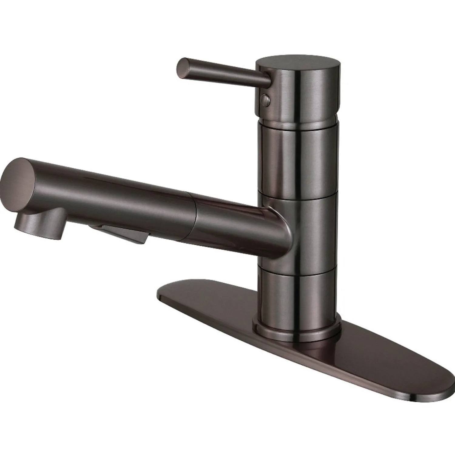 Best Gourmetier Concord Single-Handle Pull-Out Kitchen Faucet Single Hole