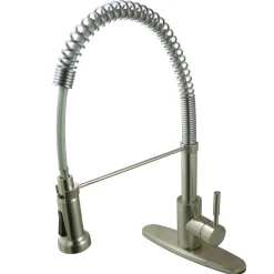 New Gourmetier Concord Deck Mount Single-Handle Pre-Rinse Kitchen Faucet Single Hole