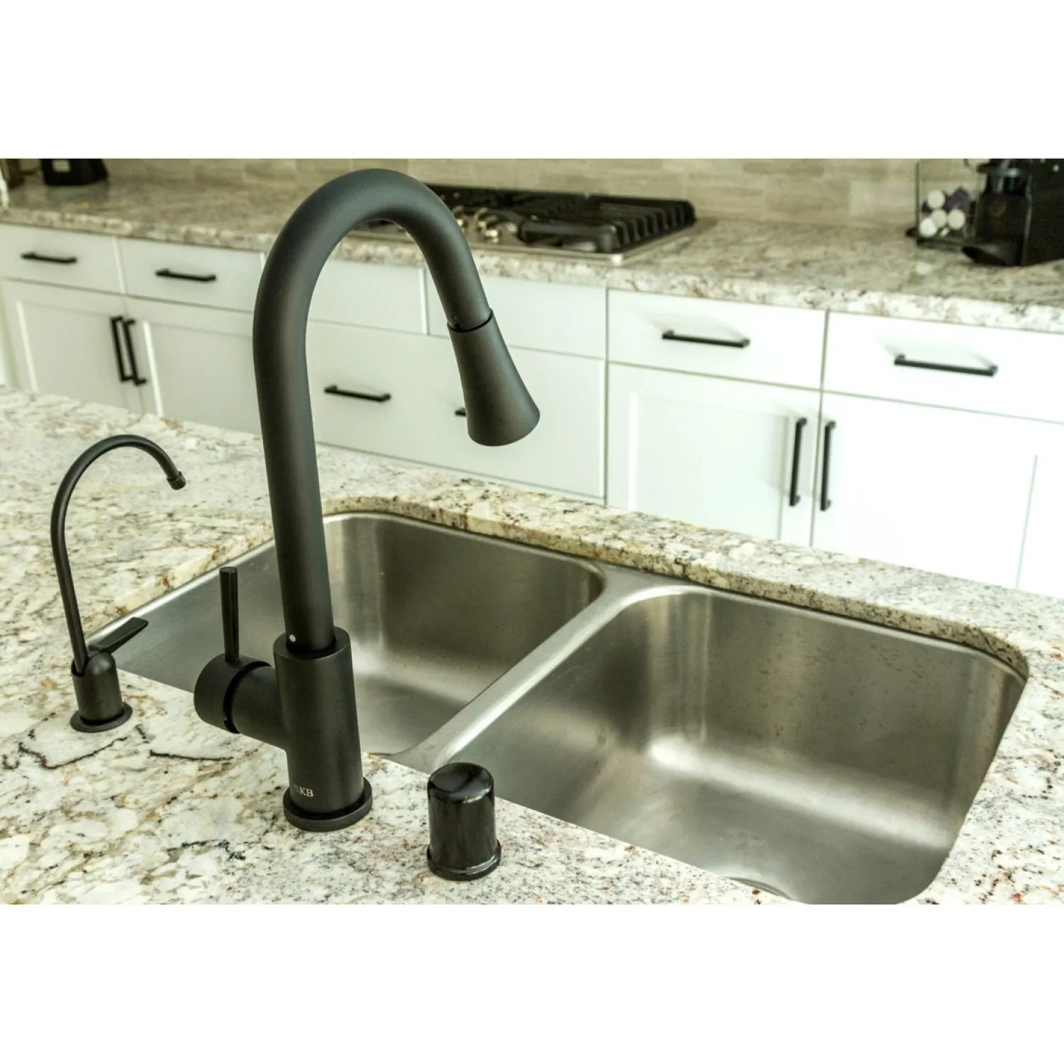 Online Gourmetier Concord Deck Mount Single-Handle Pull-Down Kitchen Faucet Single Hole