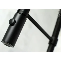 Hot Gourmetier Kaiser Deck Mount Single-Handle Pull-Down Kitchen Faucet Single Hole