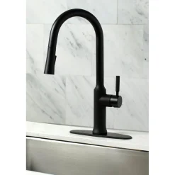 Outlet Gourmetier Kaiser Single-Handle Pull-Down Kitchen Faucet Single Hole
