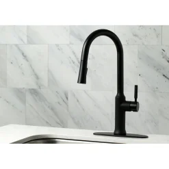 Outlet Gourmetier Kaiser Single-Handle Pull-Down Kitchen Faucet Single Hole