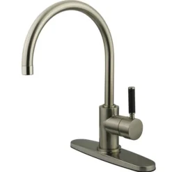 Best Gourmetier Kaiser Single Handle Kitchen Faucet Single Hole