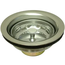 Online Gourmetier Made to Match K111 Stainless Steel Kitchen Sink Waste Basket in Satin Nickel Sink Drains, Disposer Flanges & Air Gaps