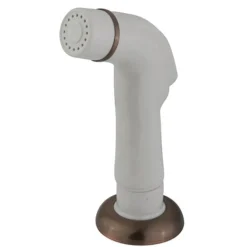 New Gourmetier Made to Match KBS755SP Kitchen Faucet Sprayer with Hose in White with Antique Copper Replacement Side Sprays
