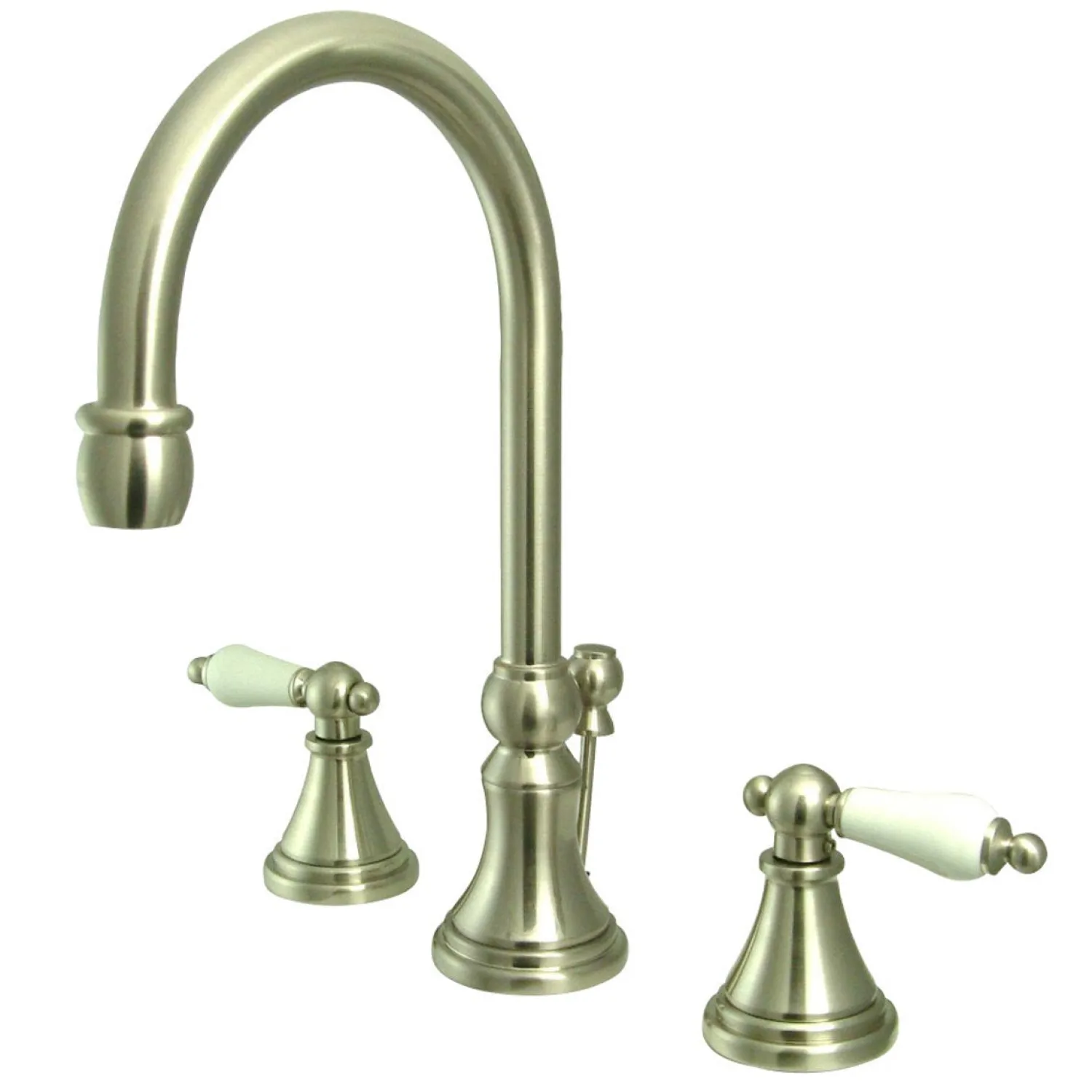 Clearance Governor Deck Mount 8-Inch Widespread Bathroom Faucet 8" Widespread