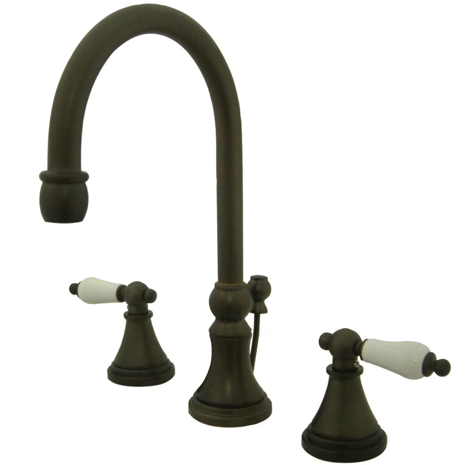 Clearance Governor Deck Mount 8-Inch Widespread Bathroom Faucet 8" Widespread