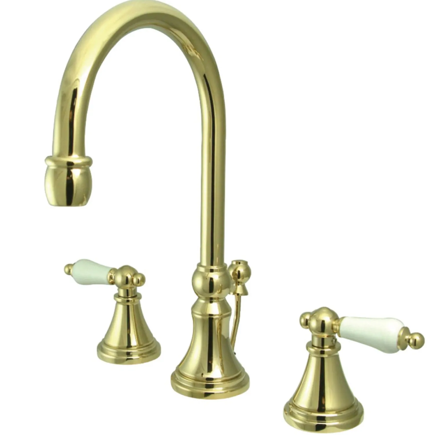 Clearance Governor Deck Mount 8-Inch Widespread Bathroom Faucet 8" Widespread