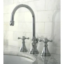 Best Governor 8" to 16" Widespread Lavatory Faucet with Brass Pop-up and Two Handle 8" Widespread