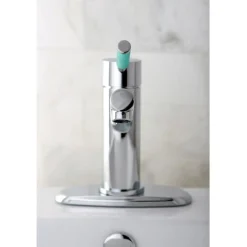 Sale Green Eden Single Handle Lavatory Faucet with Cover Plate Single Hole