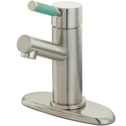 Sale Green Eden Single Handle Lavatory Faucet with Cover Plate Single Hole