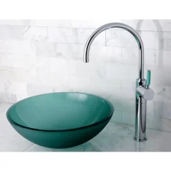 Clearance Green Eden Single Handle Vessel Sink Faucet without Plate and Pop-up Vessel Faucets
