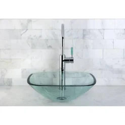 Clearance Green Eden Single Handle Vessel Sink Faucet without Plate and Pop-up Vessel Faucets