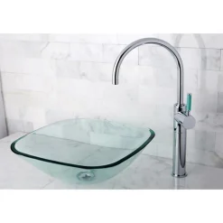 Clearance Green Eden Single Handle Vessel Sink Faucet without Plate and Pop-up Vessel Faucets