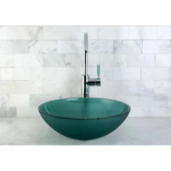 Clearance Green Eden Single Handle Vessel Sink Faucet without Plate and Pop-up Vessel Faucets