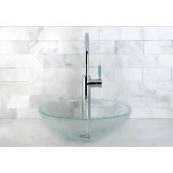 Clearance Green Eden Single Handle Vessel Sink Faucet without Plate and Pop-up Vessel Faucets