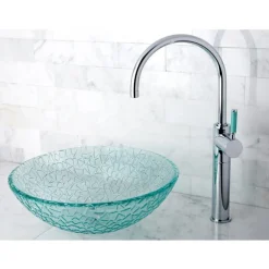 Clearance Green Eden Single Handle Vessel Sink Faucet without Plate and Pop-up Vessel Faucets