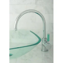 Outlet Green Eden Single Handle Vessel Sink Faucet without Pop-up and Plate Vessel Faucets
