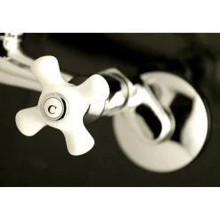 Discount 2-Handle 2-Hole Wall Mount Kitchen Faucet Wall Mounted Kitchen Faucets