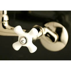 Discount 2-Handle 2-Hole Wall Mount Kitchen Faucet Wall Mounted Kitchen Faucets