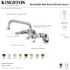 Discount 2-Handle Wall Mount Kitchen Faucet Wall Mounted Kitchen Faucets