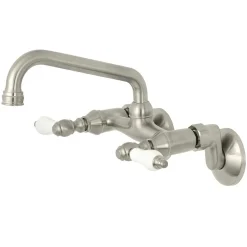 Discount 2-Handle Wall Mount Kitchen Faucet Wall Mounted Kitchen Faucets