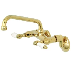 Discount 2-Handle Wall Mount Kitchen Faucet Wall Mounted Kitchen Faucets