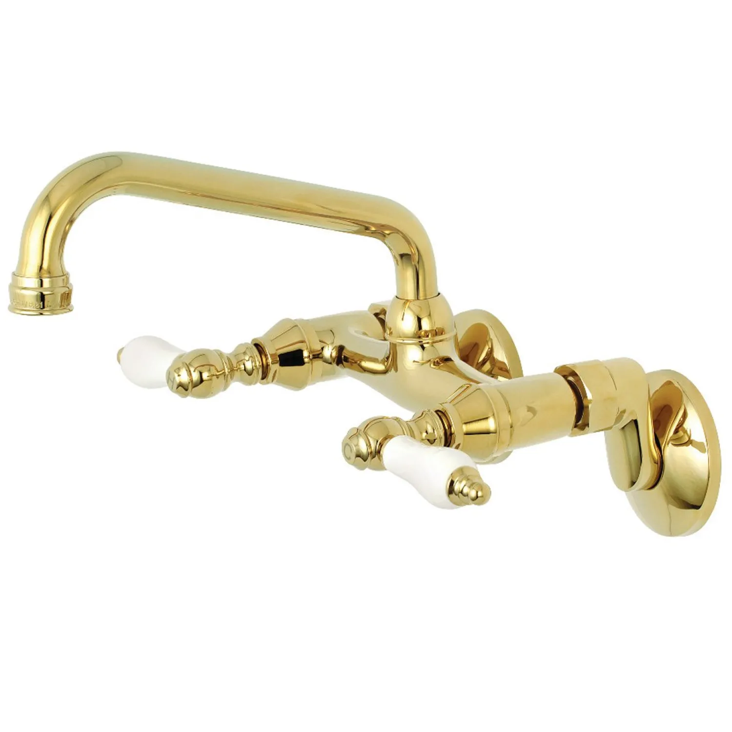 Discount 2-Handle Wall Mount Kitchen Faucet Wall Mounted Kitchen Faucets