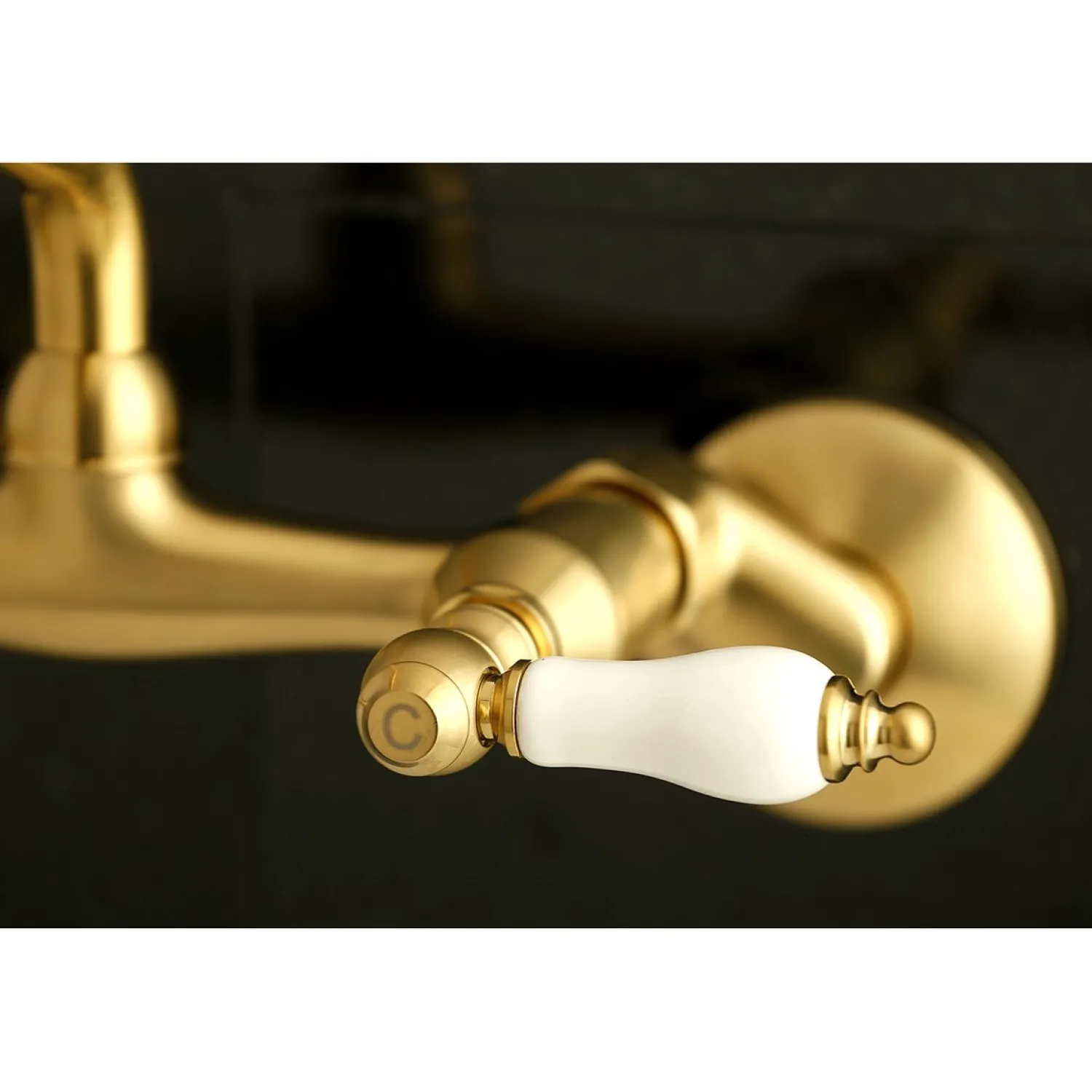 Discount 2-Handle Wall Mount Kitchen Faucet Wall Mounted Kitchen Faucets