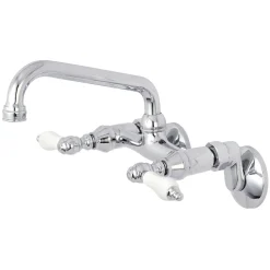 Discount 2-Handle Wall Mount Kitchen Faucet Wall Mounted Kitchen Faucets