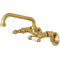 Discount 2-Handle Wall Mount Kitchen Faucet Wall Mounted Kitchen Faucets
