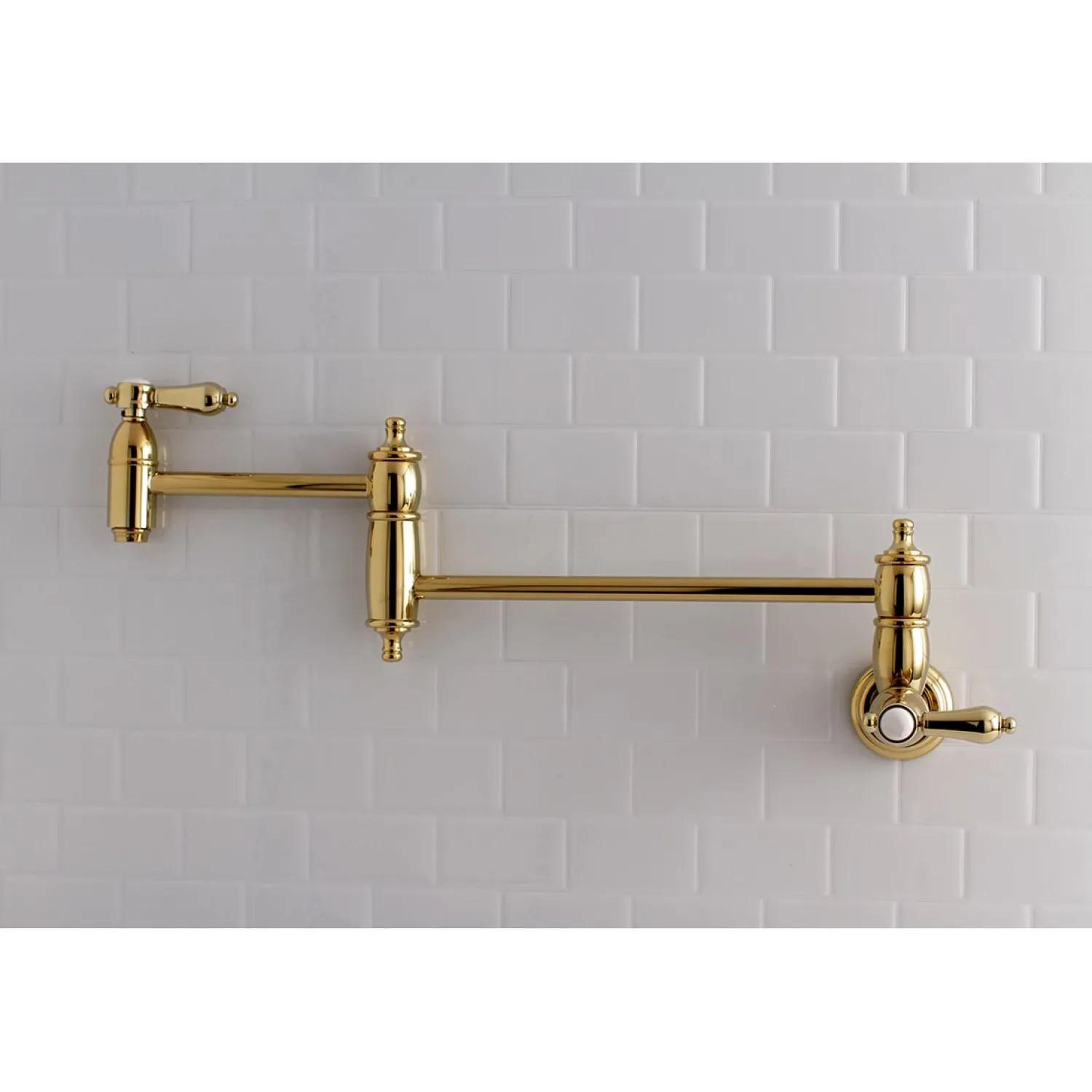 New Heirloom Wall Mount Pot Filler Kitchen Faucet Wall Mounted Kitchen Faucets|Single Hole