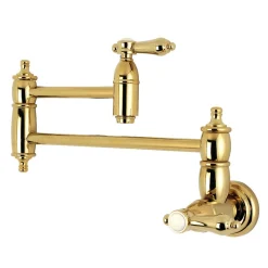New Heirloom Wall Mount Pot Filler Kitchen Faucet Wall Mounted Kitchen Faucets|Single Hole