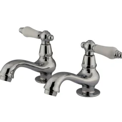 Online Heritage Basin Tap Faucet with Porcelain Lever Handle Single Hole|Basin Faucet Separates