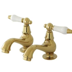 Online Heritage Basin Tap Faucet with Porcelain Lever Handle Single Hole|Basin Faucet Separates