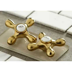 Online Heritage 8" Bridge Kitchen Faucet with Brass Sprayer Bridge Faucets