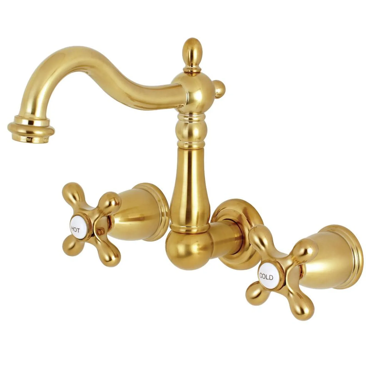 Discount Heritage 8" Center Wall Mount Bathroom Faucet Wall Mount