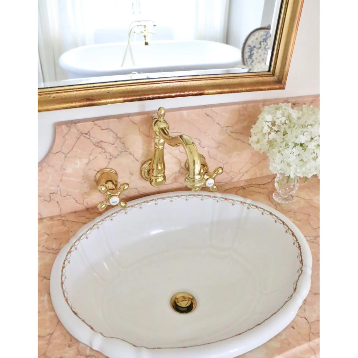 Discount Heritage 8" Center Wall Mount Bathroom Faucet Wall Mount