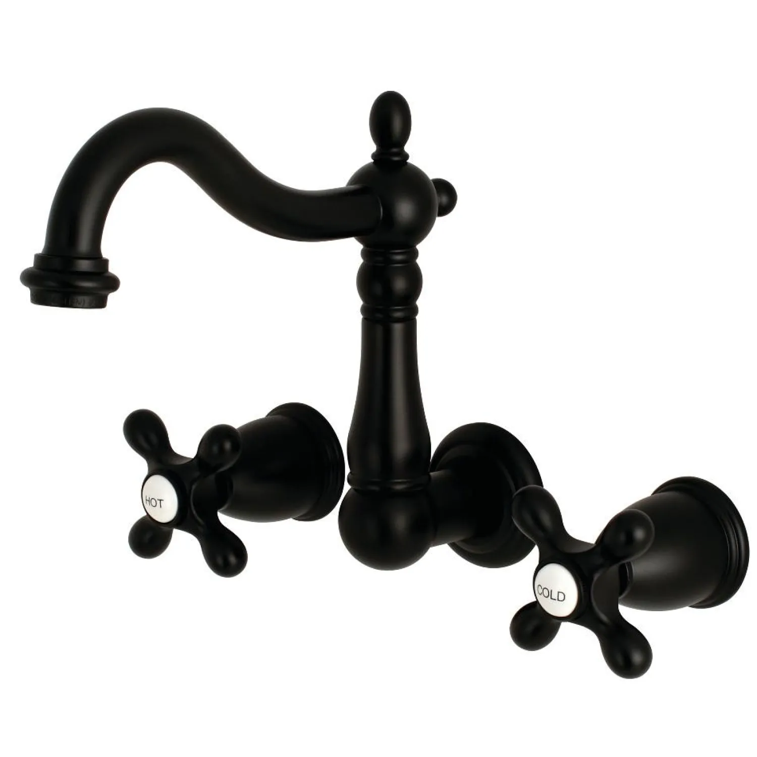 Discount Heritage 8" Center Wall Mount Bathroom Faucet Wall Mount