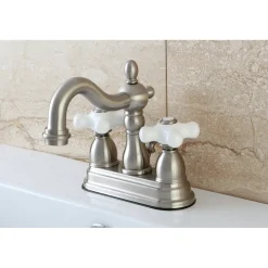 Sale Heritage 4" Centerset 3-Hole Bathroom Faucet 4" Center Set